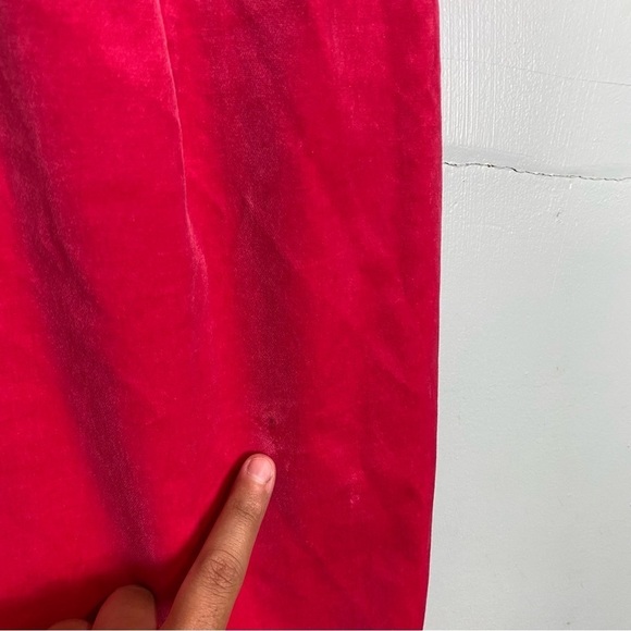 J Crew BM871 Sz 6 Square Neck Sheath Dress Velvet Pink Mini BM871 - Picture 5 of 5